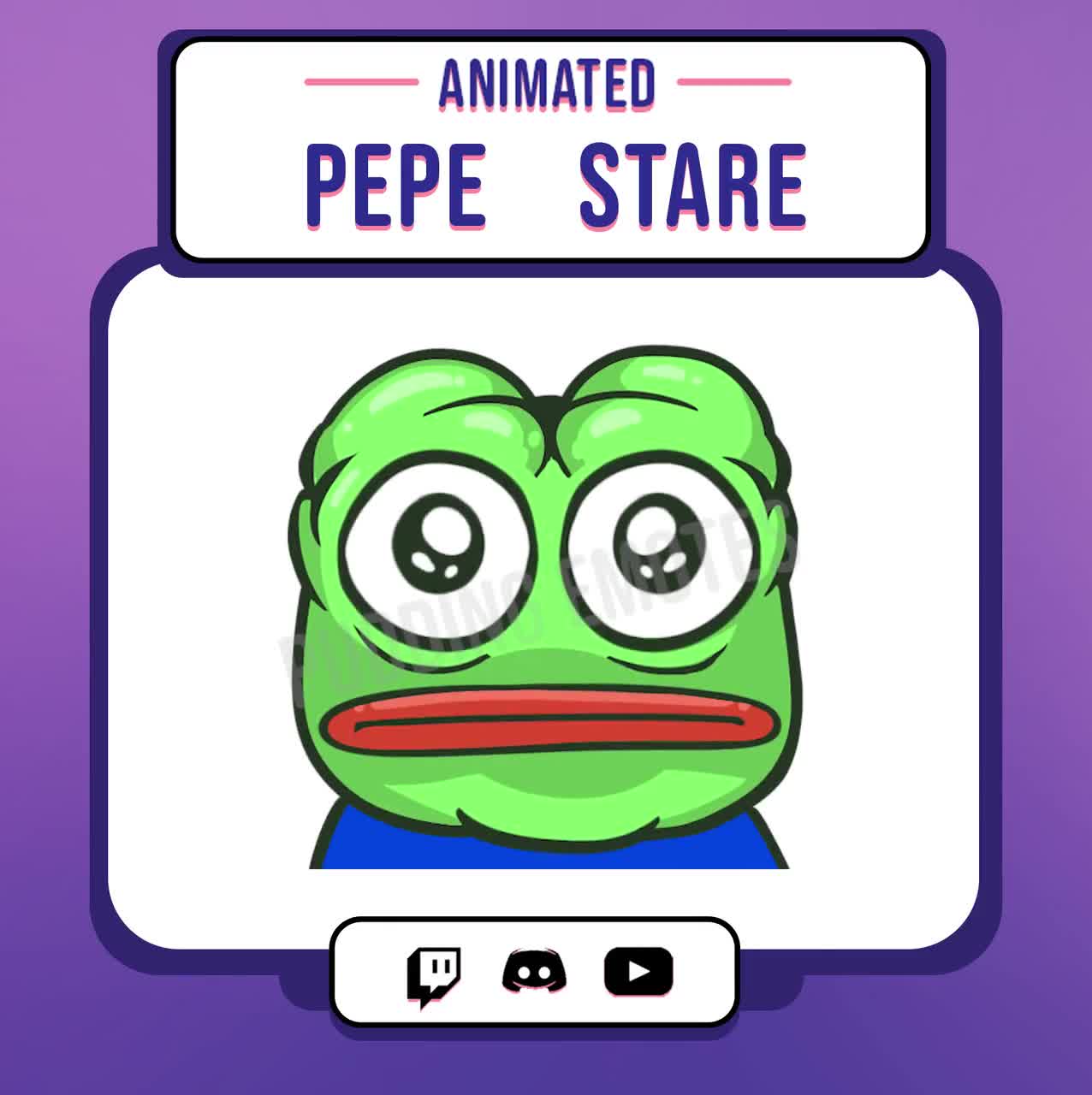 PEPE WIGGLE EMOTE FOR TWITCH, DISCORD, Voideyes's Ko-fi, 42% OFF