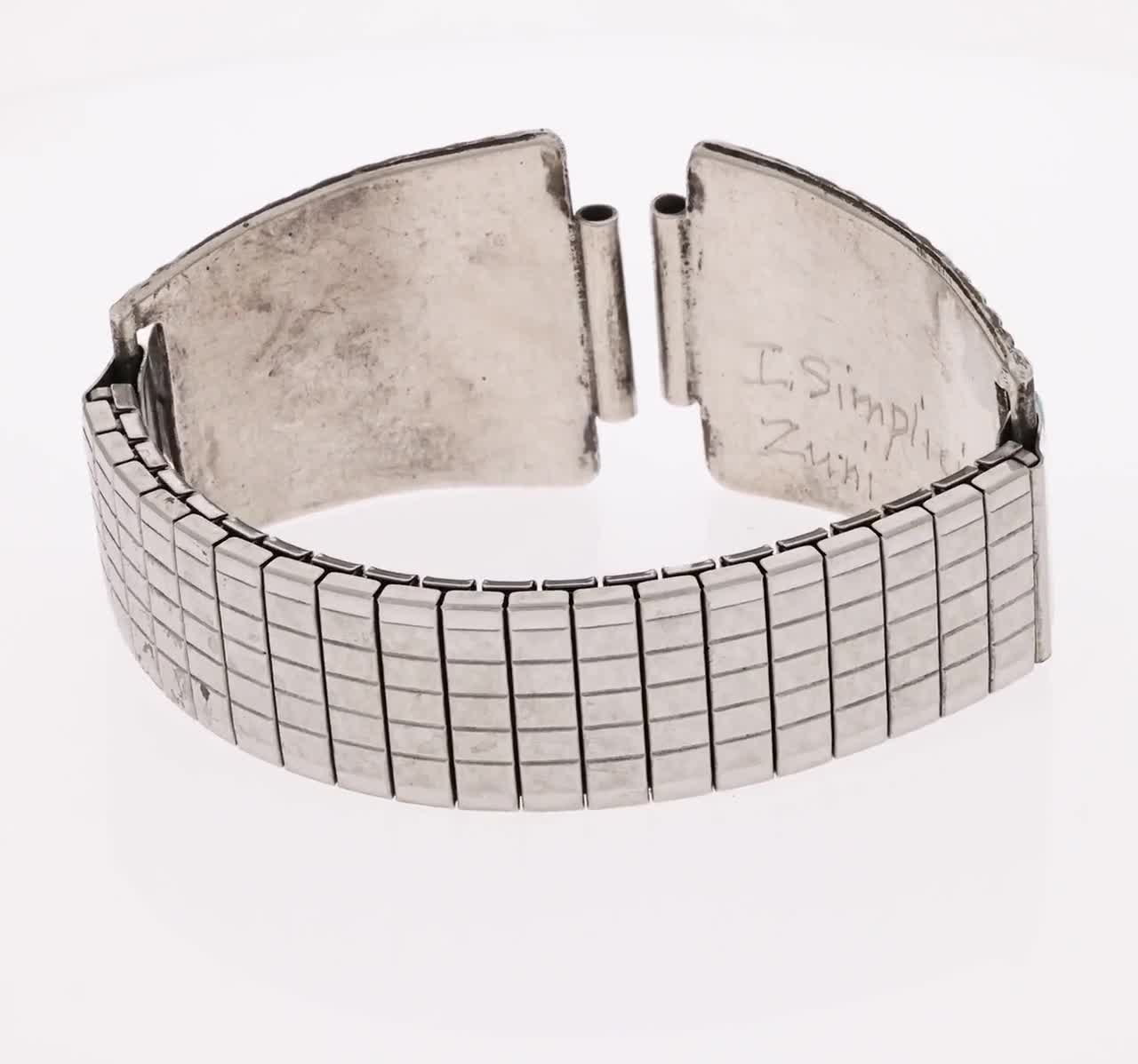 Vintage Zuni I. Isabel Simplicio Old Pawn 925 Sterling Silver