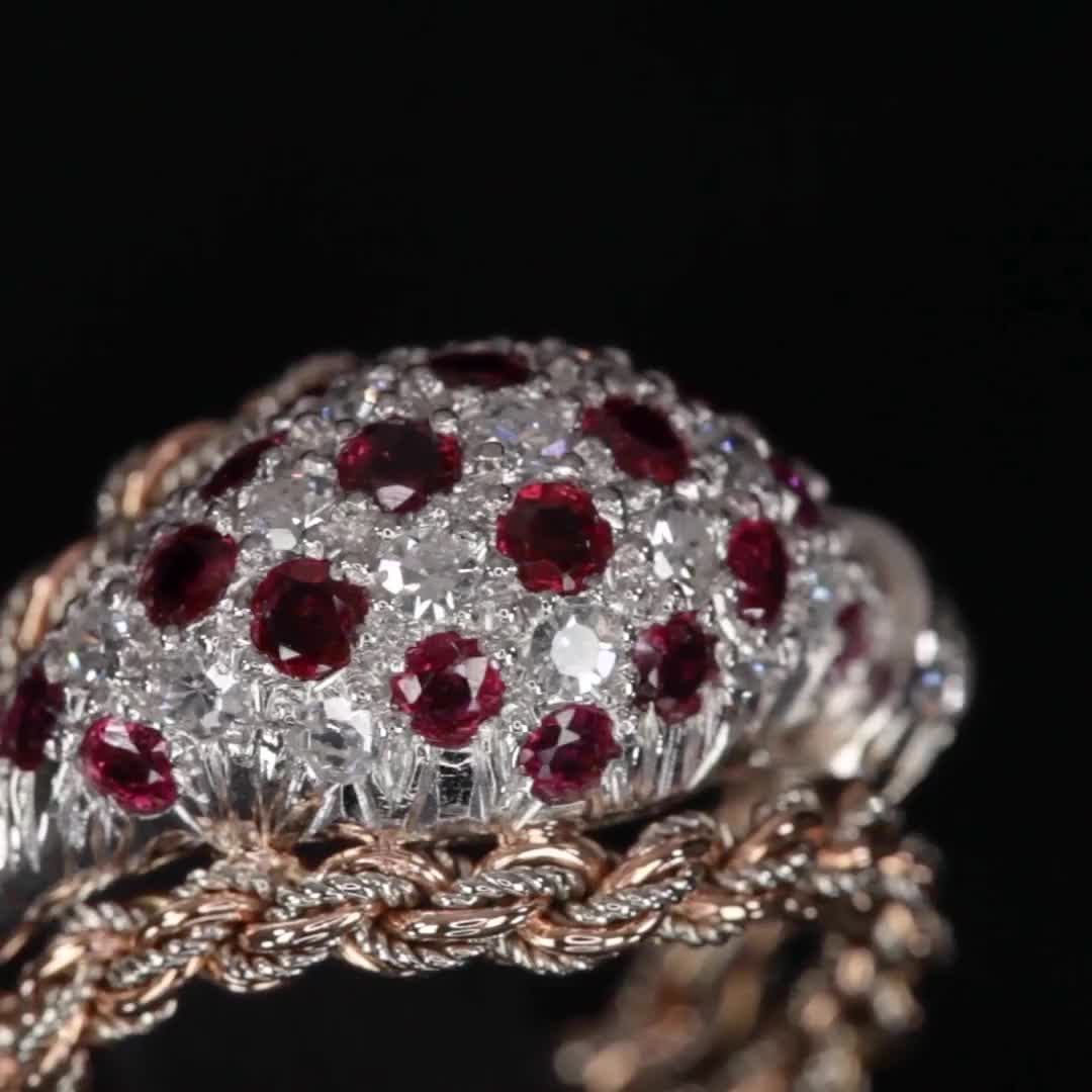 Mellerio Dits Meller 18k White & Yellow Gold Bespoke Diamond