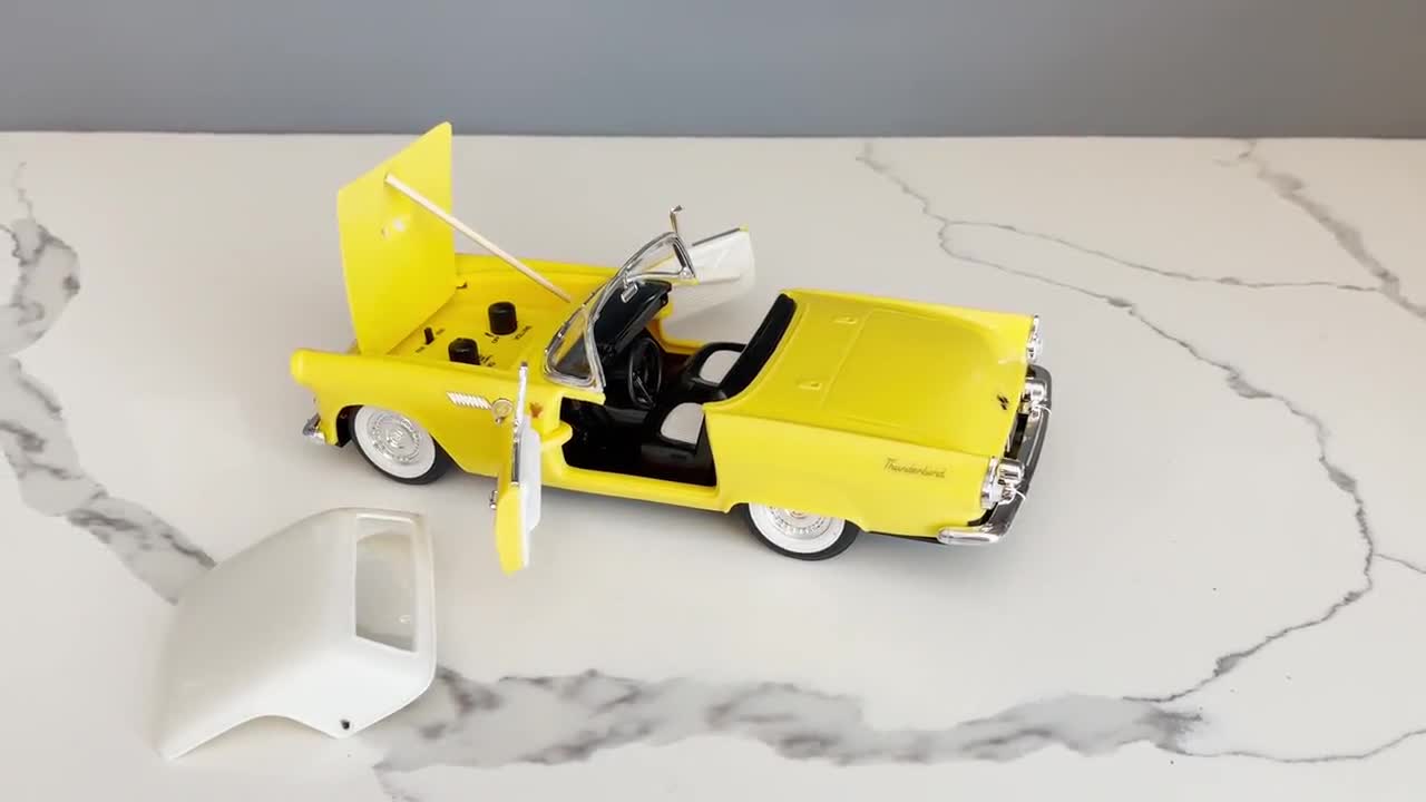Vintage Circa 1957 Ford Thunderbird Promotional Model Car by