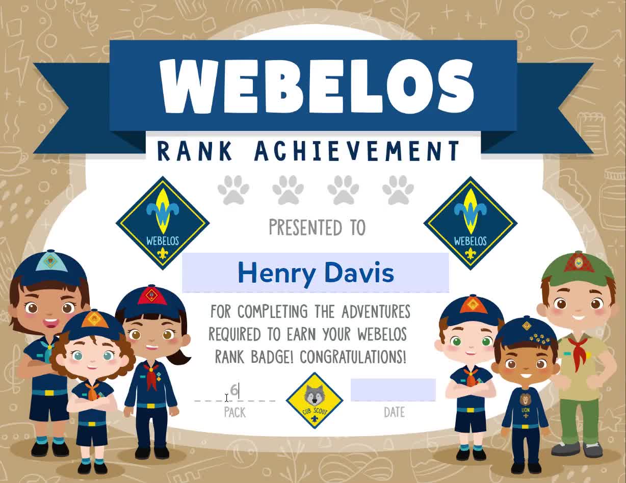 Webelos Clip Art