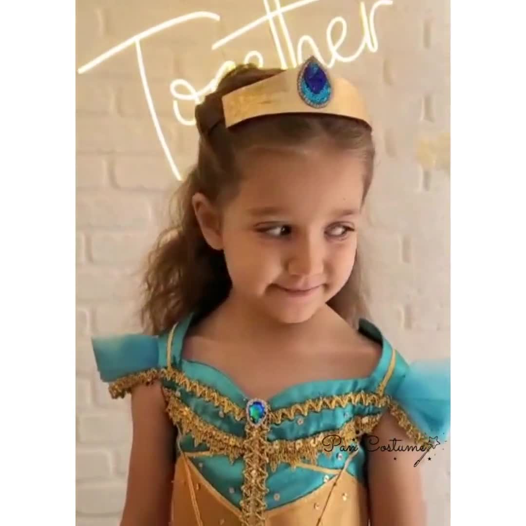 Acquista online costume da principessa Jasmine civettuola infantile