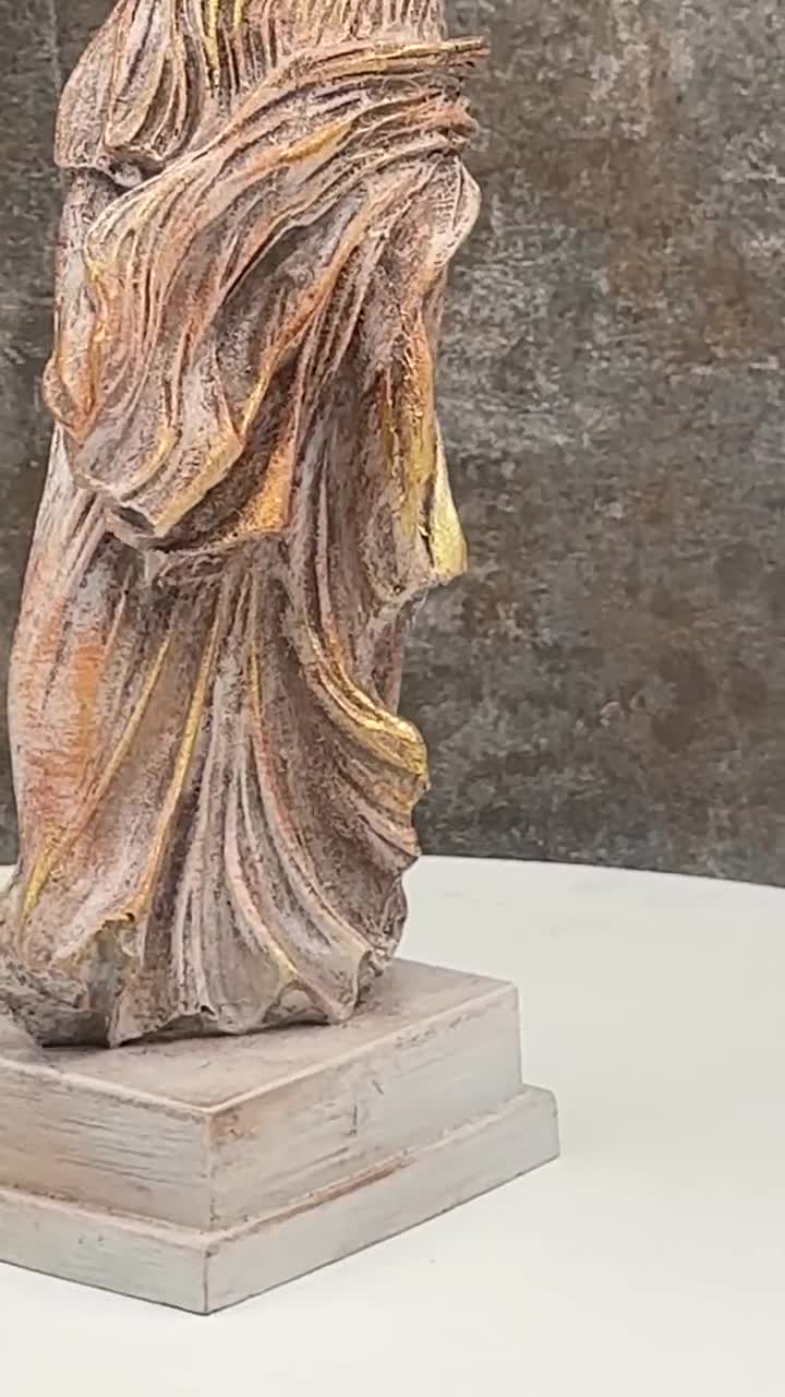 古代ギリシャ神話「女神像」収集家現地入手・青銅・代理石台座 有名な大理石のギリシャ美術 アテナ女神像 - 中国 アテナ女神像