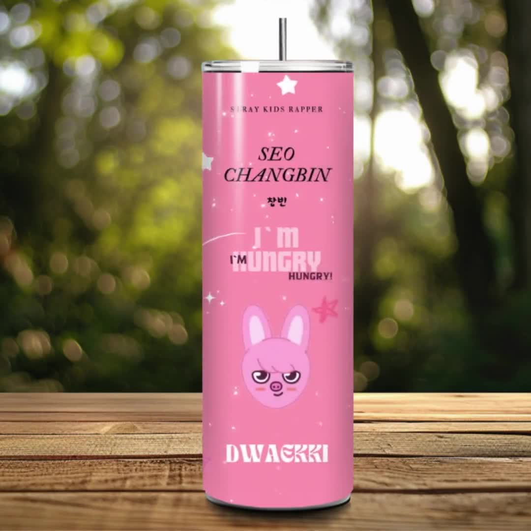 Stray Kids SKZOO Tumbler Wrap: Kpop 20oz Skinny Tumbler (PNG) - Etsy