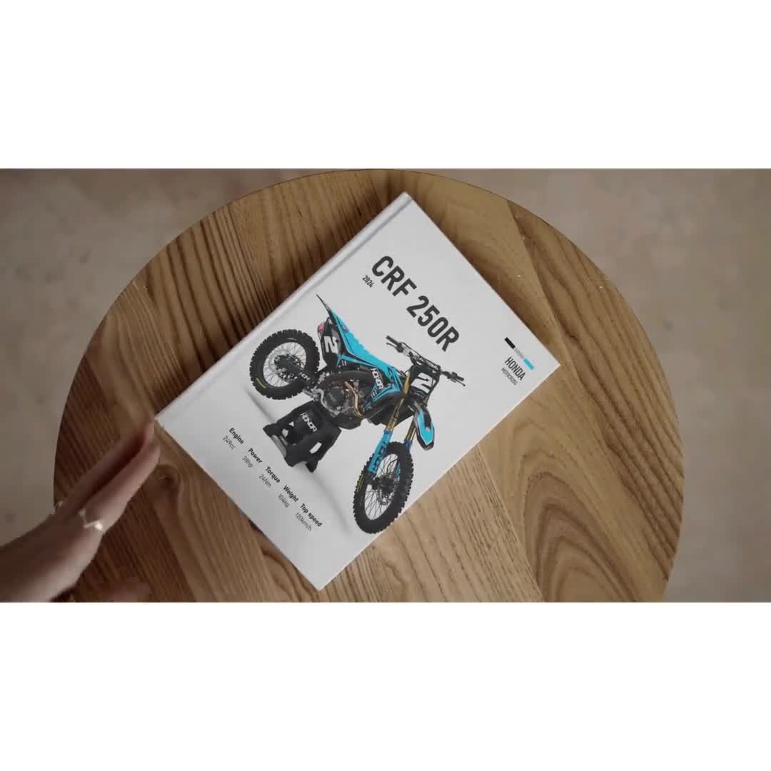 Honda CRF 250R Poster | Digital Print Gift for Motocross Riders