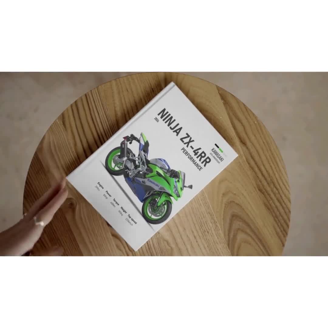 非売品ポスター 2024 Kawasaki Ninja ZX-4RR 40th Anniversary Poster | Digital