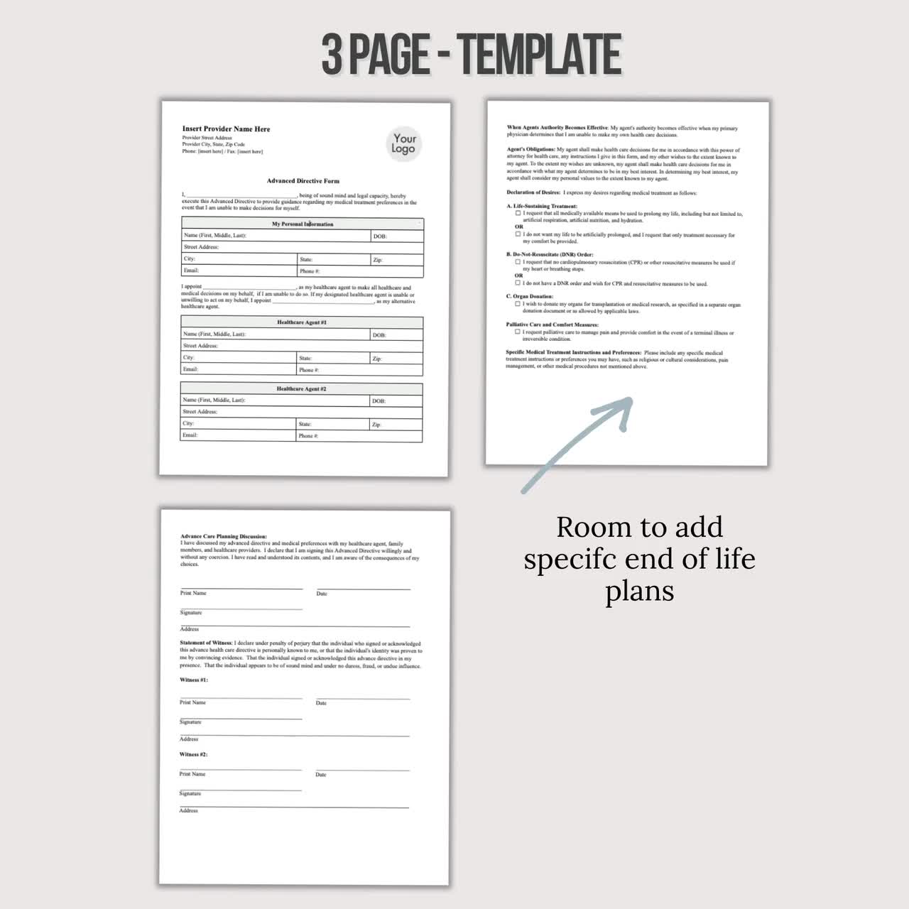 advanced-directive-template-medical-office-forms-end-of-life-healthcare-template-editable-google-doc-living-will-printable-form-etsy for Free Printable Advance Directive Form Pdf Advanced Directive Template, Medical Office Forms, End of Life, Healthcare Template, Editable Google Doc, Living Will Printable Form - Etsy for Free Printable Advance Directive Form Pdf