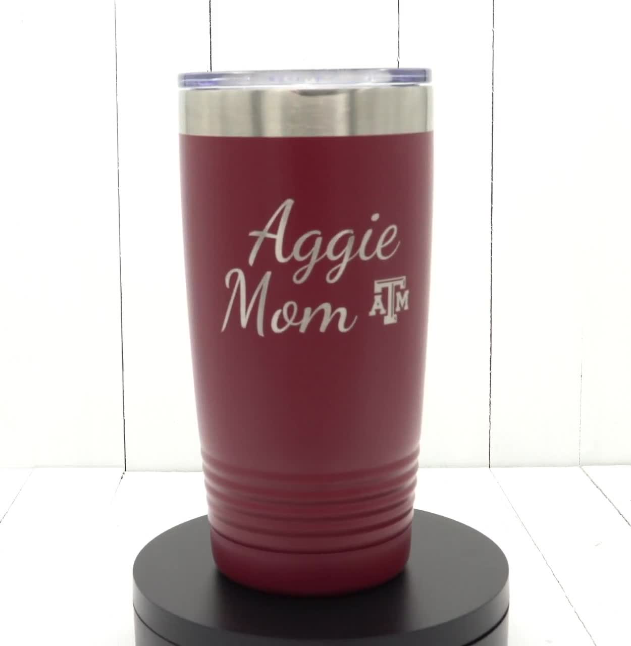 Texas A&M Aggie Water Bottle Laser Engraved YETI® or Polar Camel