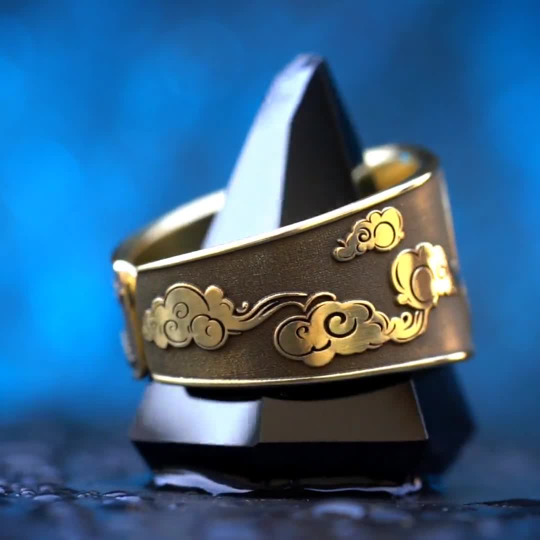 Anillo con símbolo de aire alquímico: Talismán oculto de la Cábala de Salomón de Goetia video poster