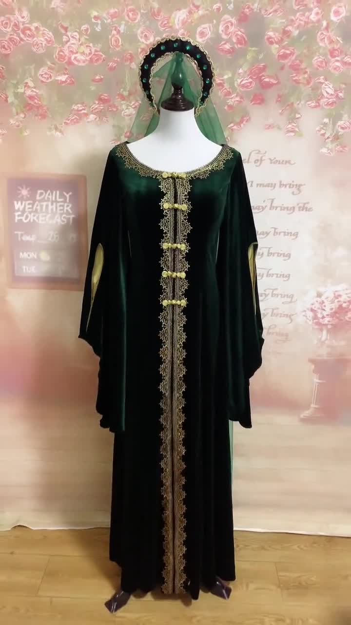 slim fit dress slacks Alicent Hightower Costume – Medieval Queen Cosplay Gown from House of – GNG  Cosplay main image 1