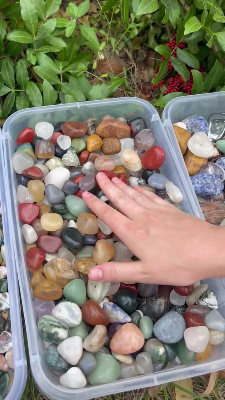 Small Polished Stones, Planter Stones, Tiny Rocks, Craft Rocks, Assorted -   Finland