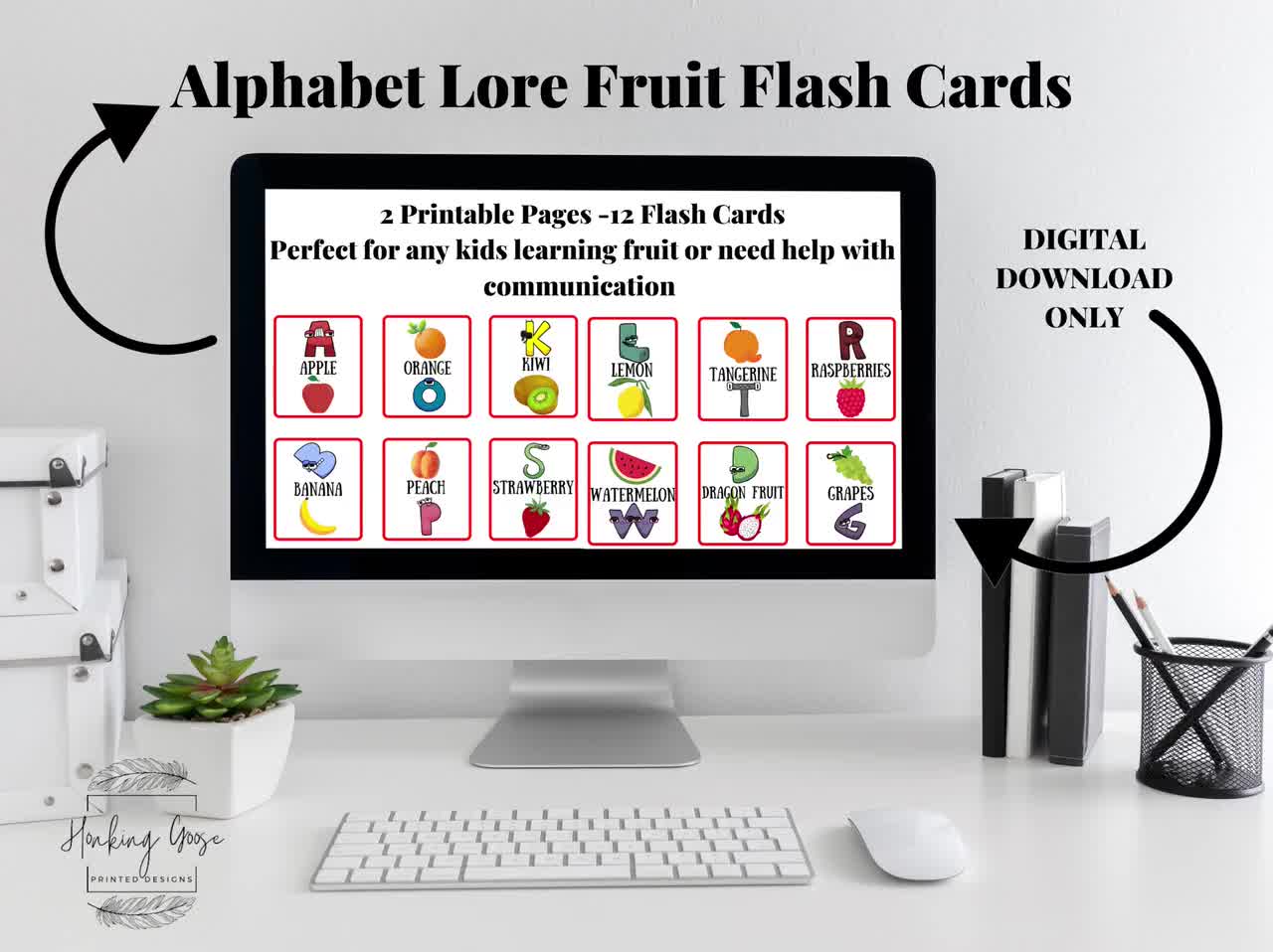 Alphabet Lore Fruit Themed Educational (Download Now) 