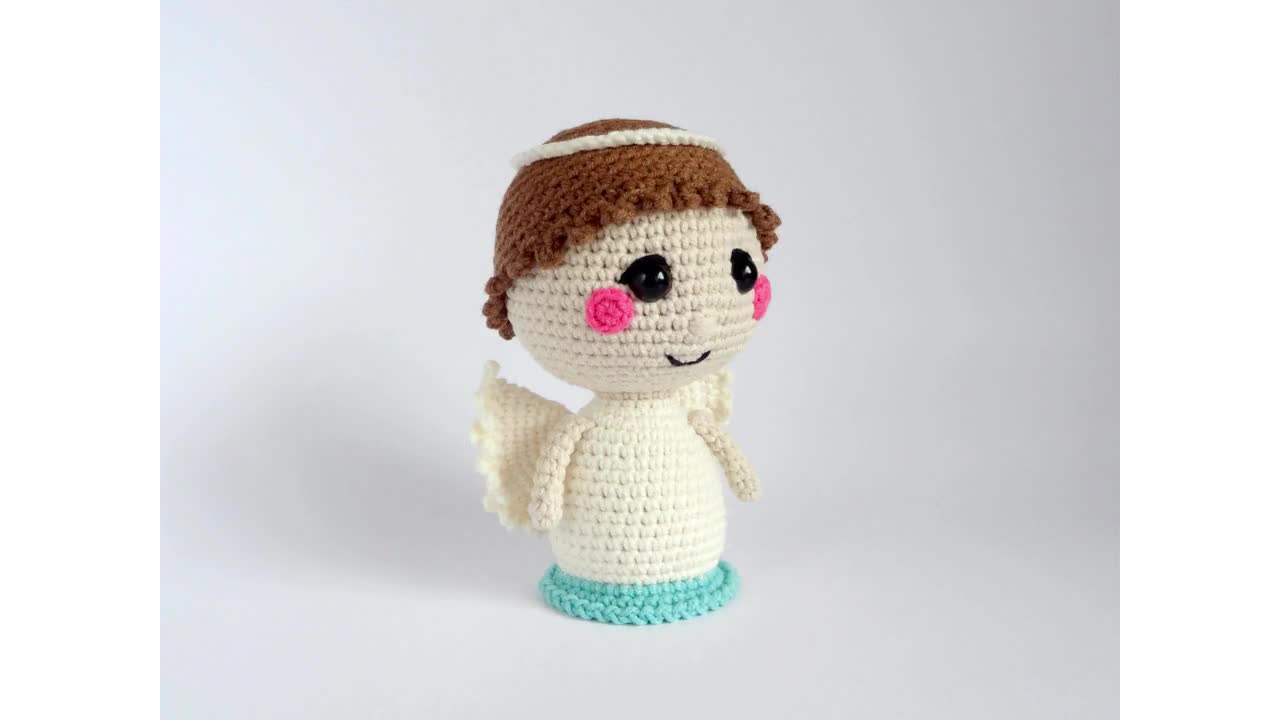 Crochet Pattern Angel doll, amigurumi angel crochet pattern, crochet  amigurumi angel pattern, Christmas angel crochet pattern amigurumi doll