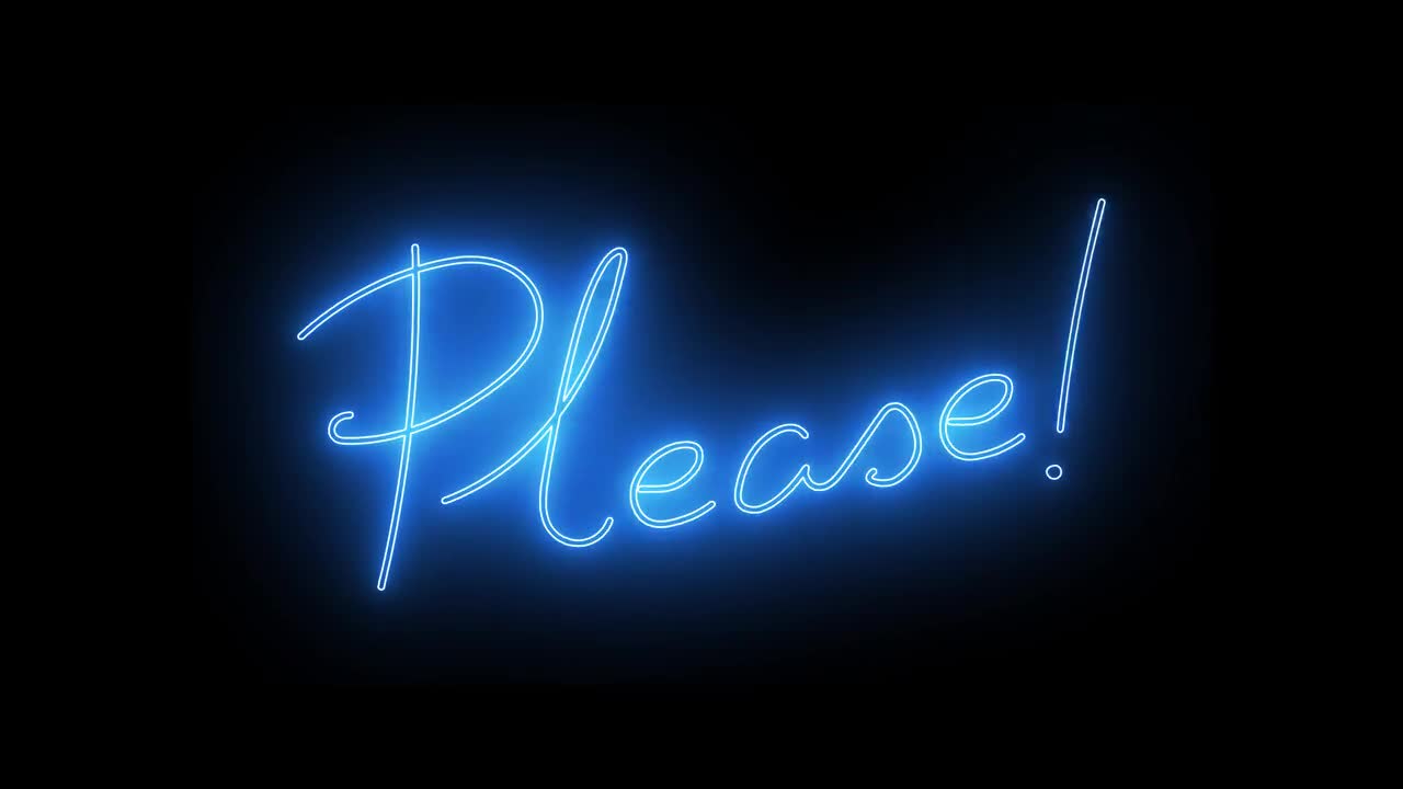 Blue light clearance up sign
