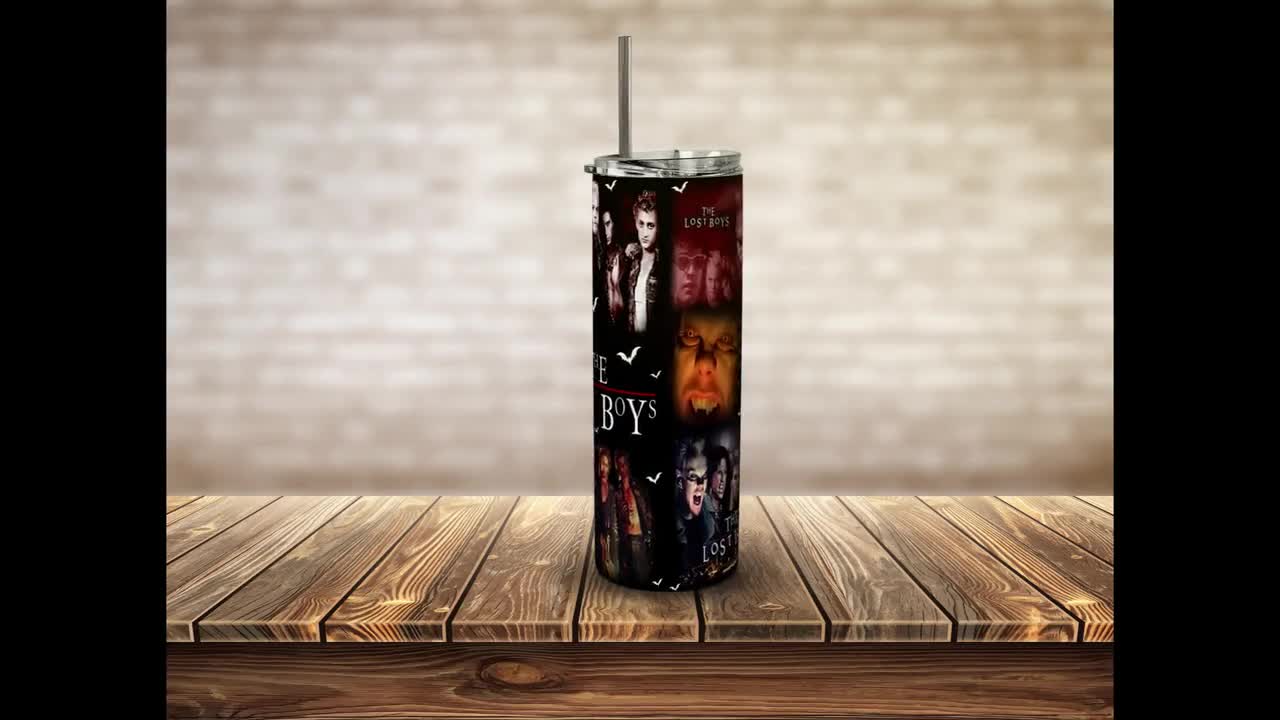 The Lost Boys Quotes Straight Skinny Tumbler Wrap For Sublimation, for 20oz  and 30oz - waterslide infusible ink gift quote cult classic 80s