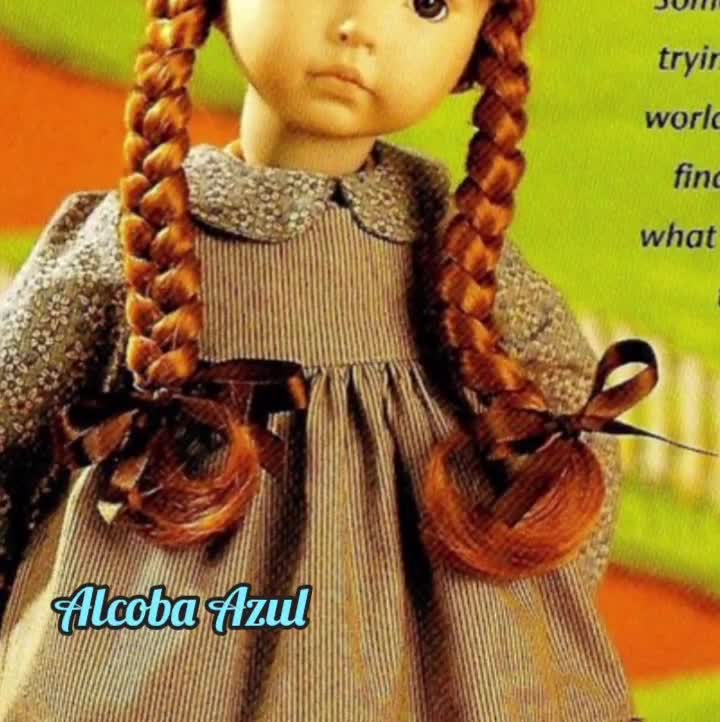 ヴィンテージ PDF パターン 赤毛のアン人形の服 赤毛人形のドレス 縫製