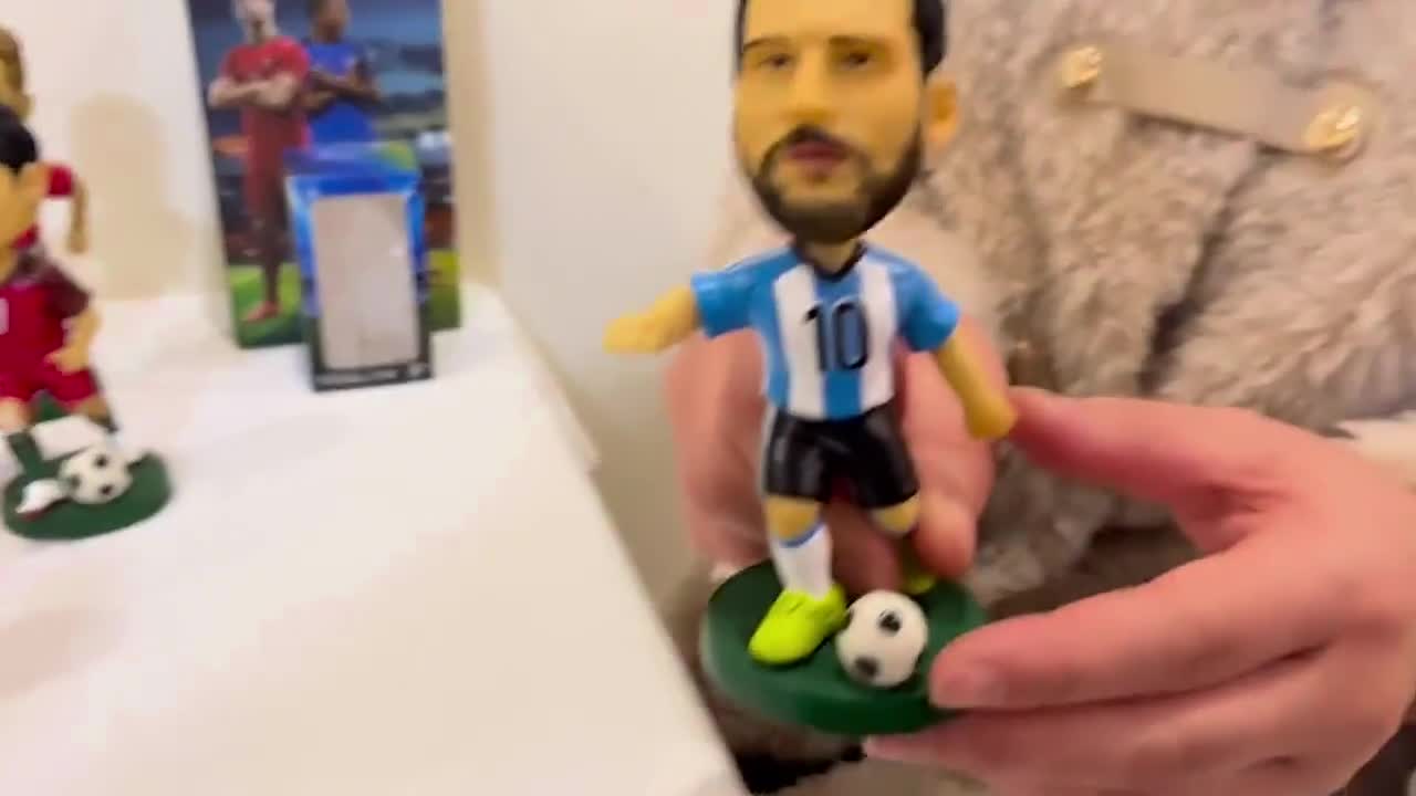 FIFAワールドカップサッカーボブルヘッド • ネイマール、メッシ、C