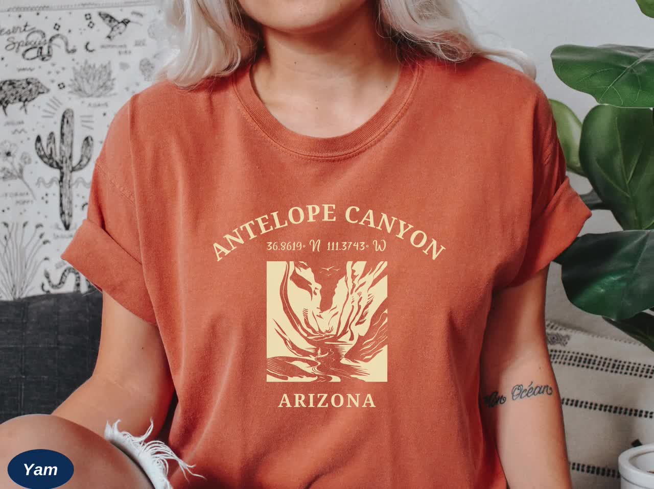 anterope canyon フォトTee ETRE TOKYO（エトレトウキョウ）の「anterope canyon フォトTee
