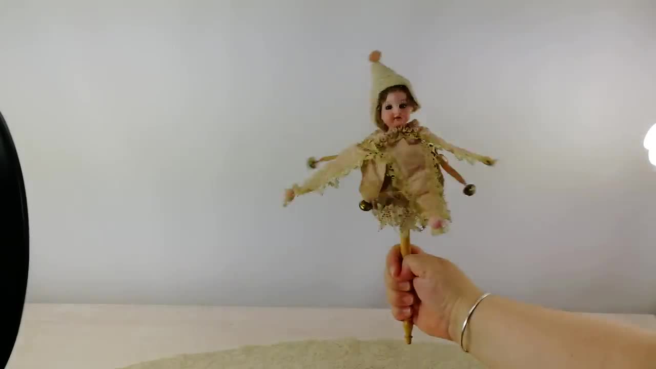 Marotte - l'art du rire, porcelaine et manches en bois