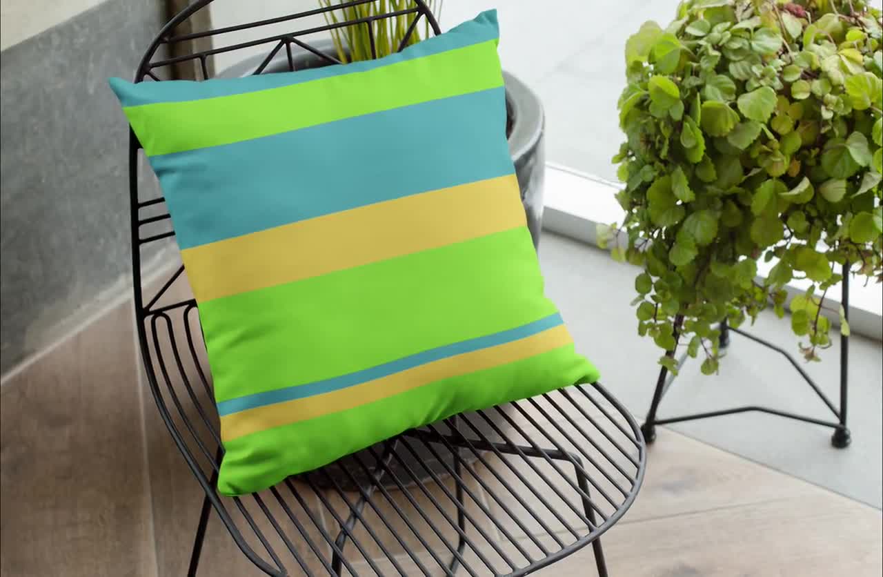 Lime green outdoor lumbar hot sale pillows