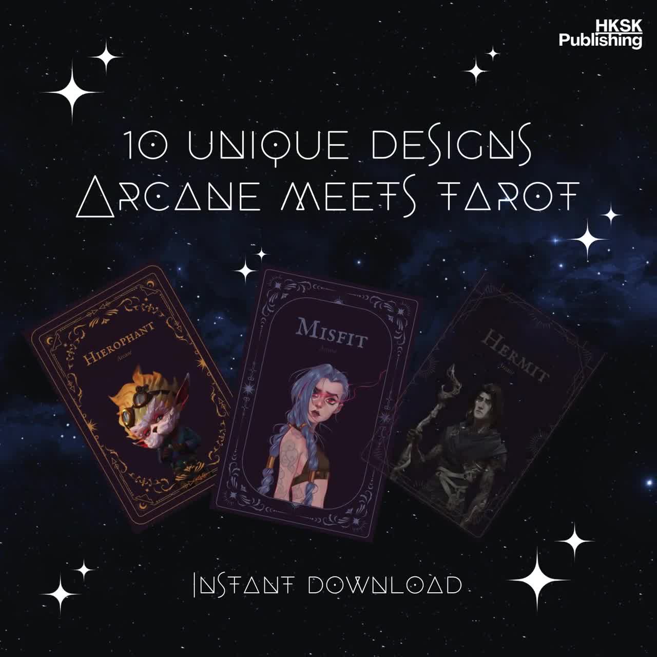 Arcane Tarot Poster | Arcane Poster | Tarot Poster | League