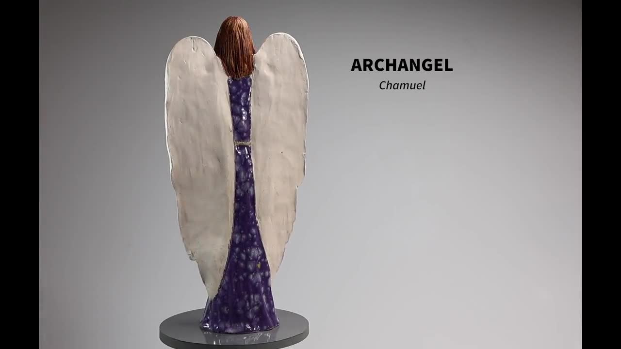 Handcrafted Ceramic Archangel Chamuel With Heart Spiritual Home Decor -  Etsy Australia