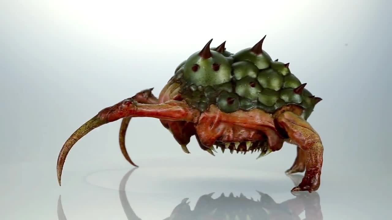 Armored Headcrab, Half Life 2 | 1/3 Scale | Headhumper | Facehugger | Bug |  Spider | Alien | Painted | Valve | 3D print | HL2 | Alyx