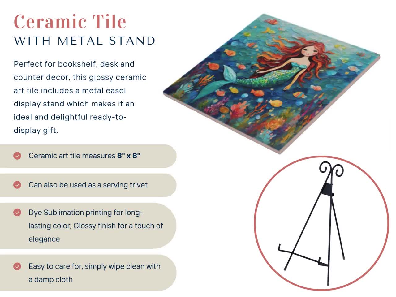 Mermaid Art Print • Whimsical Folk Art Painting • Eclectic Wall Decor • Fish & Sea Animals • Framed Canvas Poster Gift For Mermaid Lover video poster