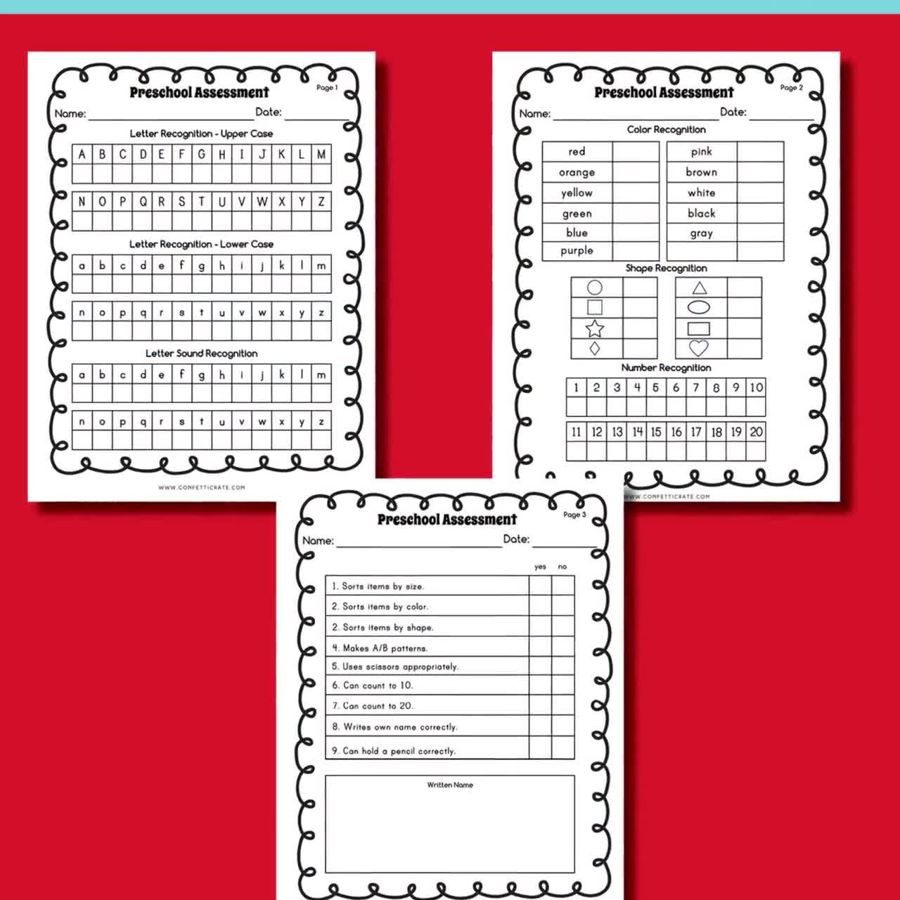 preschool-assessment-forms-printable-homeschool-preschool-prek-assessment-printable-forms-etsy for Free Printable Preschool Assessment Checklist Preschool Assessment Forms Printable, Homeschool Preschool, Prek Assessment, Printable Forms - Etsy for Free Printable Preschool Assessment Checklist