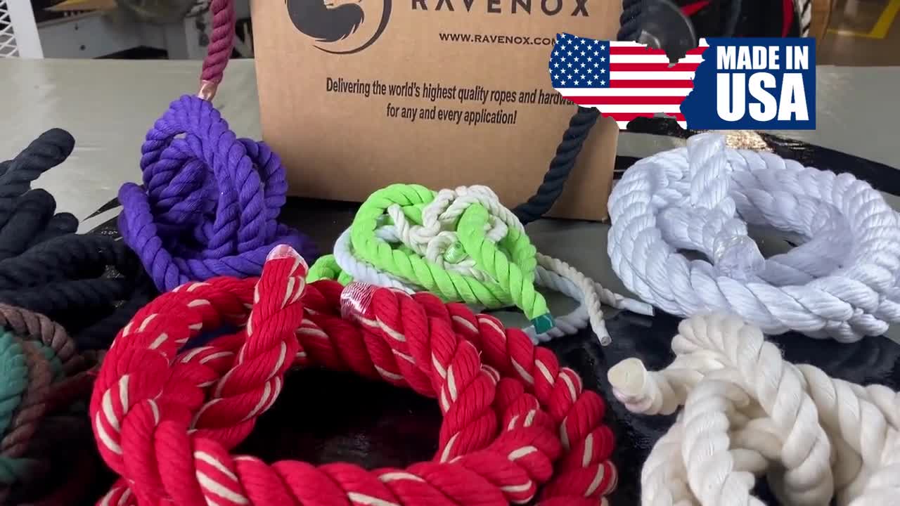 Ravenox Red Twisted Cotton Rope