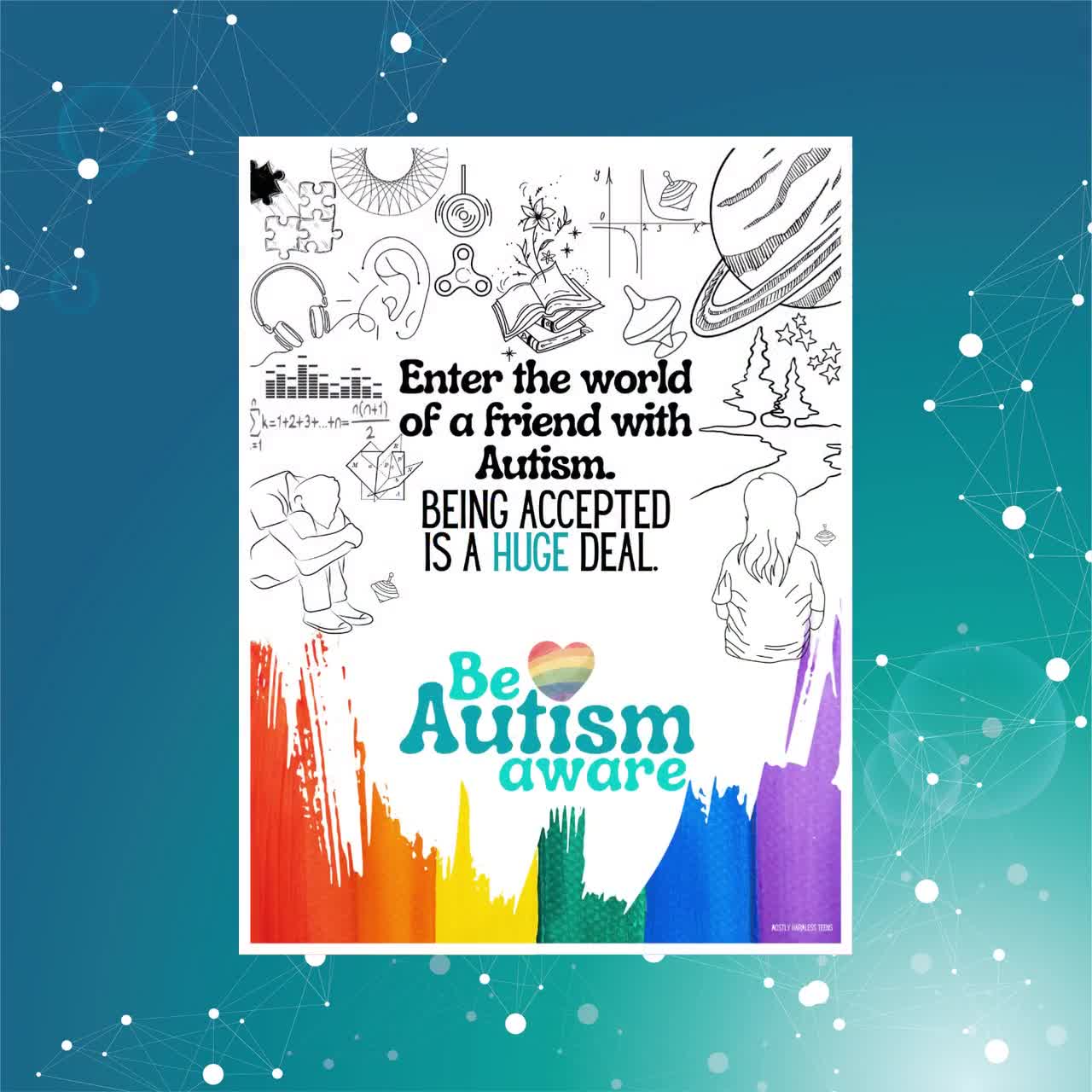 Autism Awareness Posters, Autism Svg, Autism Awareness Svg