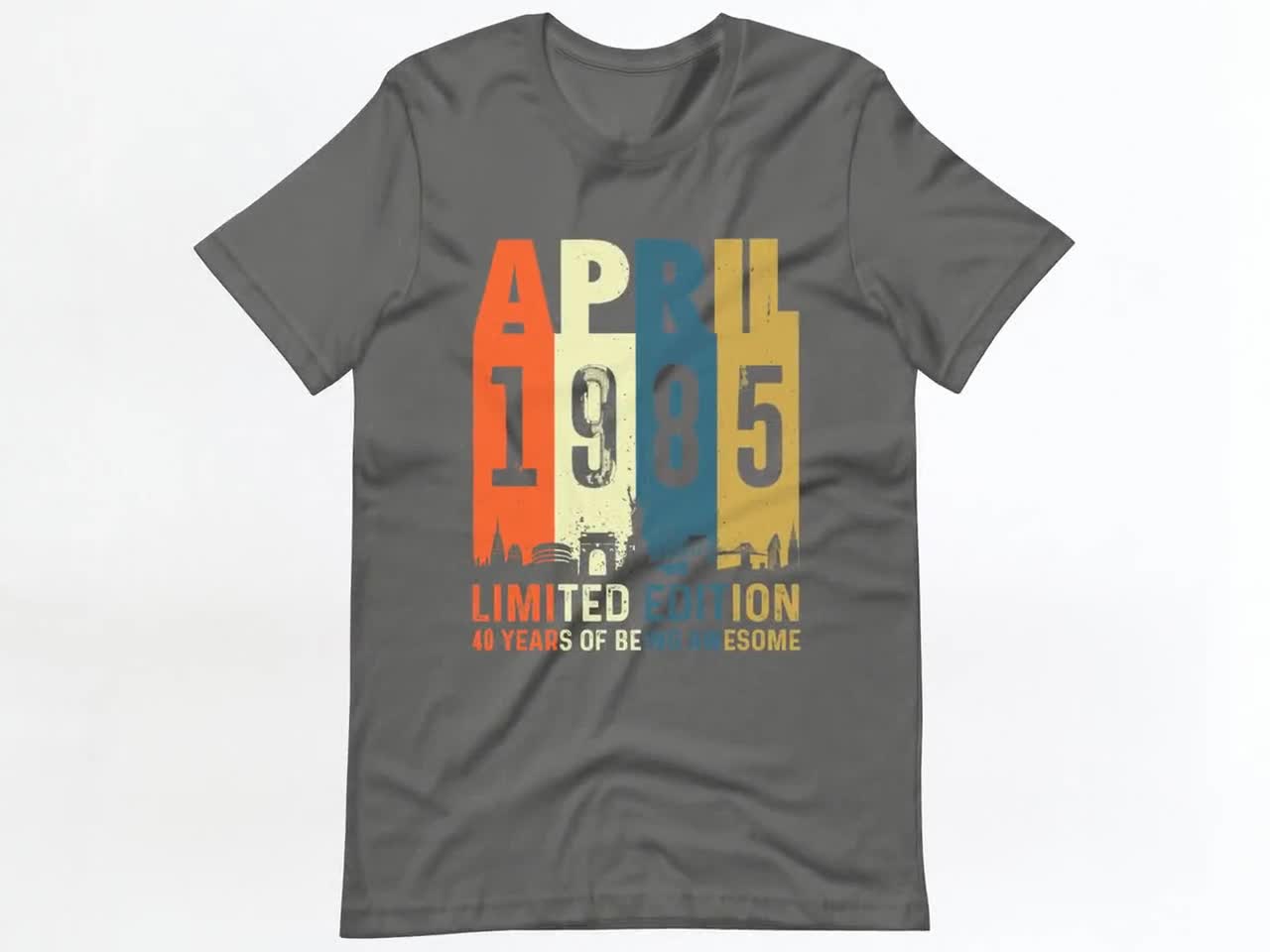 Womens Made In April 1983 36th Birthday Shirt April Girl Tee Womens Made In April 1983 36th Birthday Shirt April Girl Tee