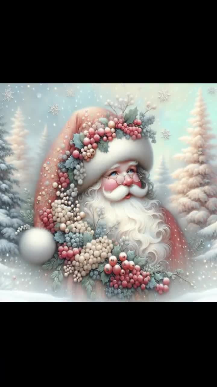 12 ビンテージ サンタ クリップアート、サンタ クリップアート