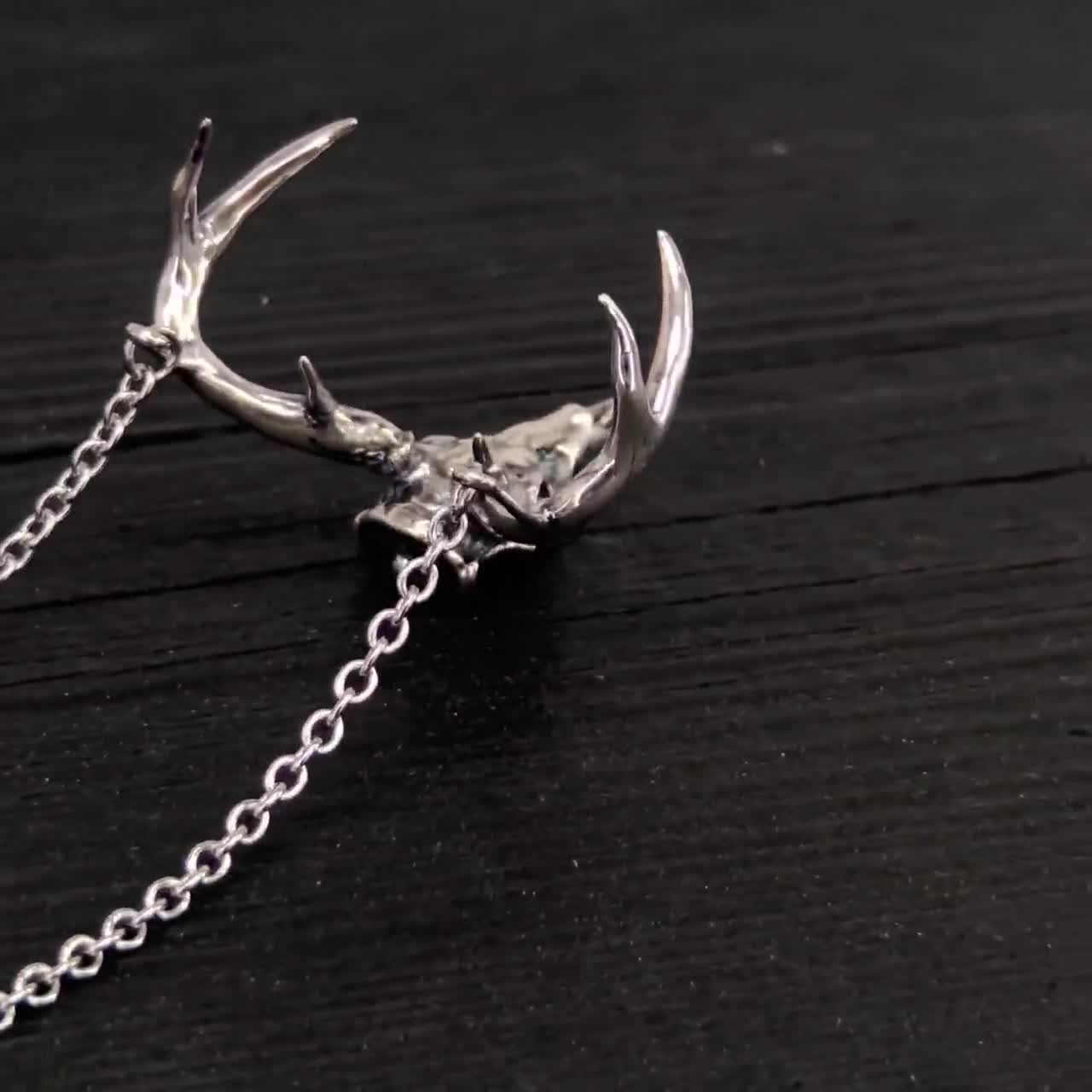 ChainsPro Celtic Mythology Viking Deer Antler Pendant Necklace for Men  Women, Stainless Steel/18K Gold Plated CP783 - AliExpress