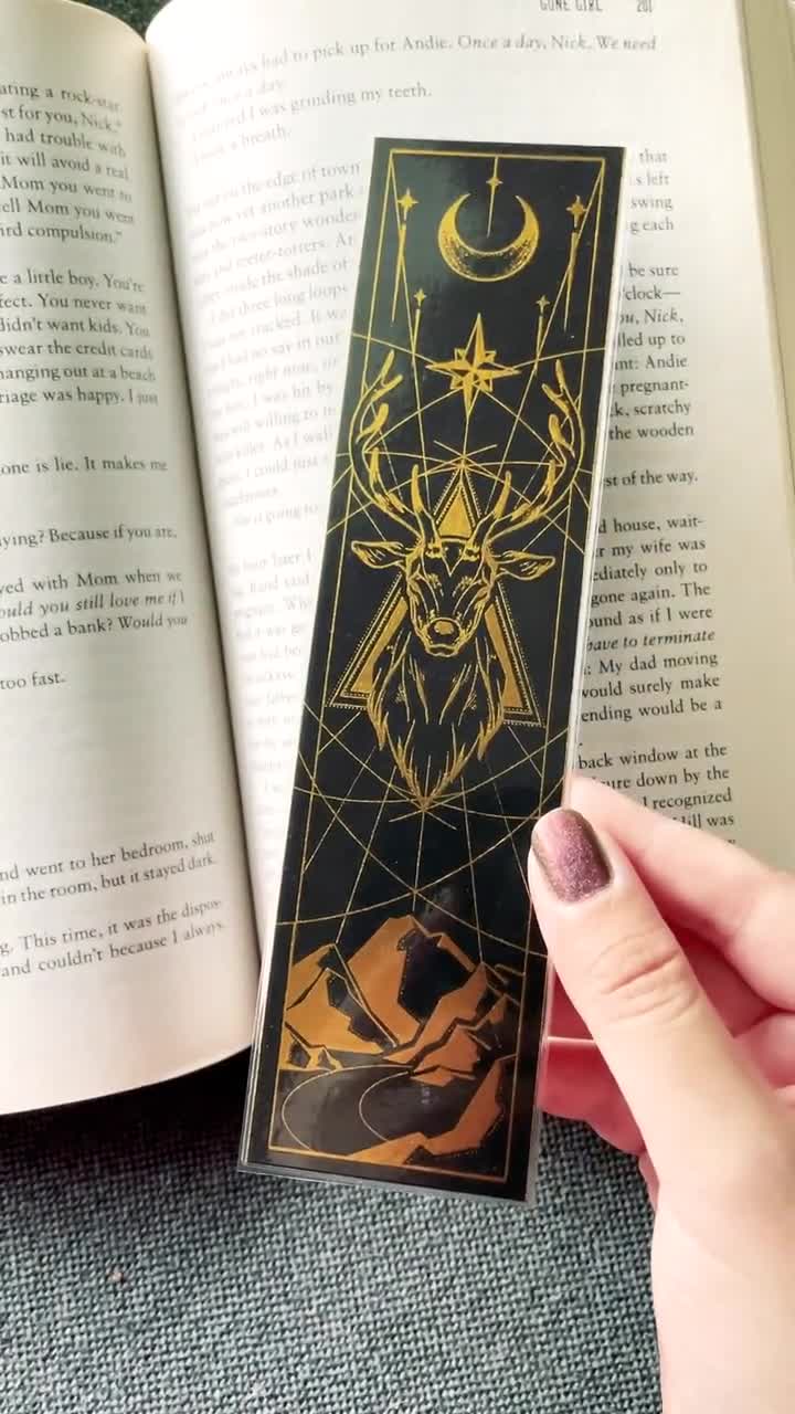 Wild Adventure Gold Foil Bookmark