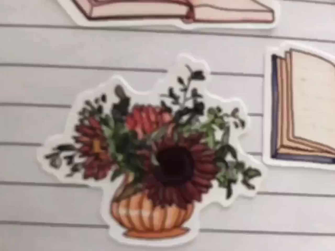 Autumn Book Cafe Stickers for Bullet Journal – ANOOK3