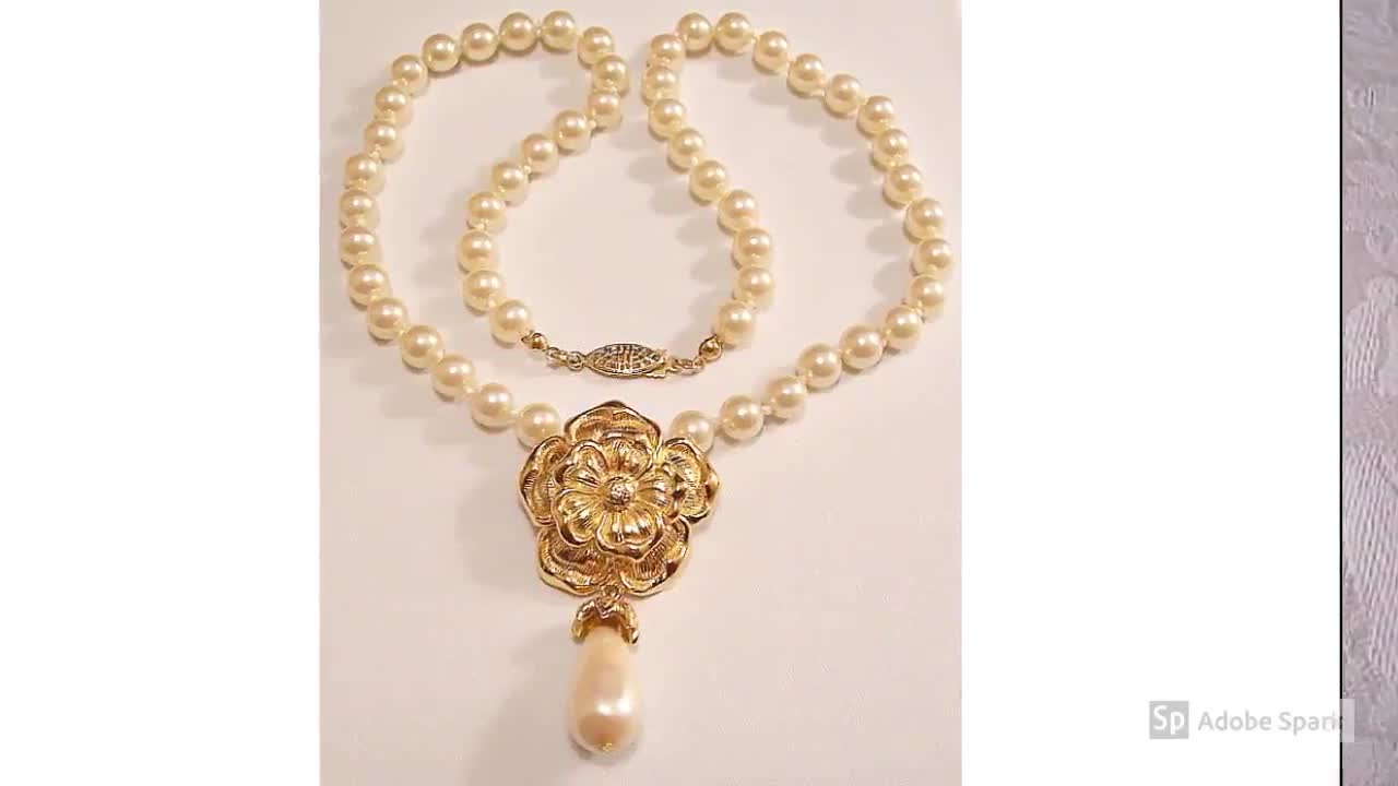 Blanca Pearl Pendant Necklace – The Solshine Jewelry Co.