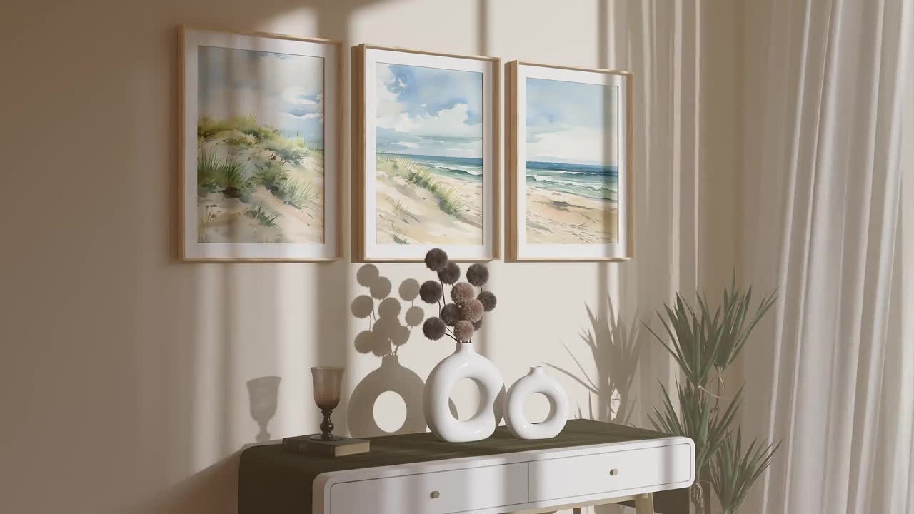 ag.art deco Quadri Moderni Soggiorno 50x70 cm | Poster da Parete | Quadri Camera da Letto o il Soggiorno | Set di 3 Stampe da Parete senza Cornice (Fiori Matisse