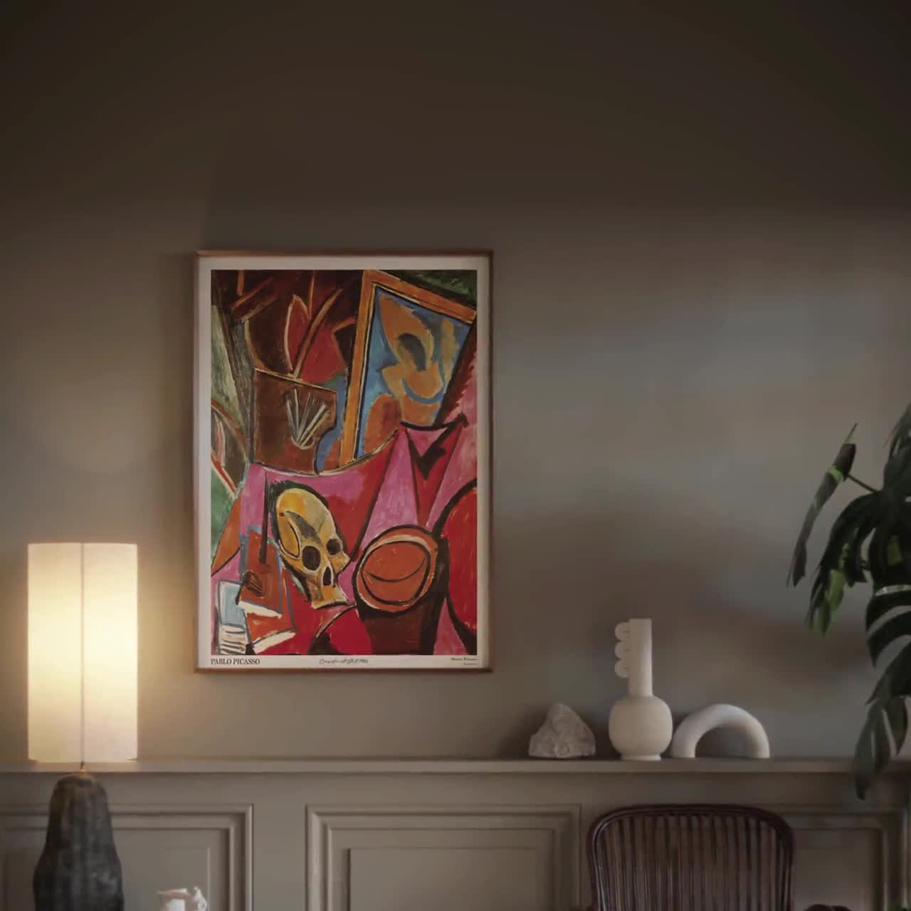 Composition With Skull Picasso Gallery Wall Art Print Mid