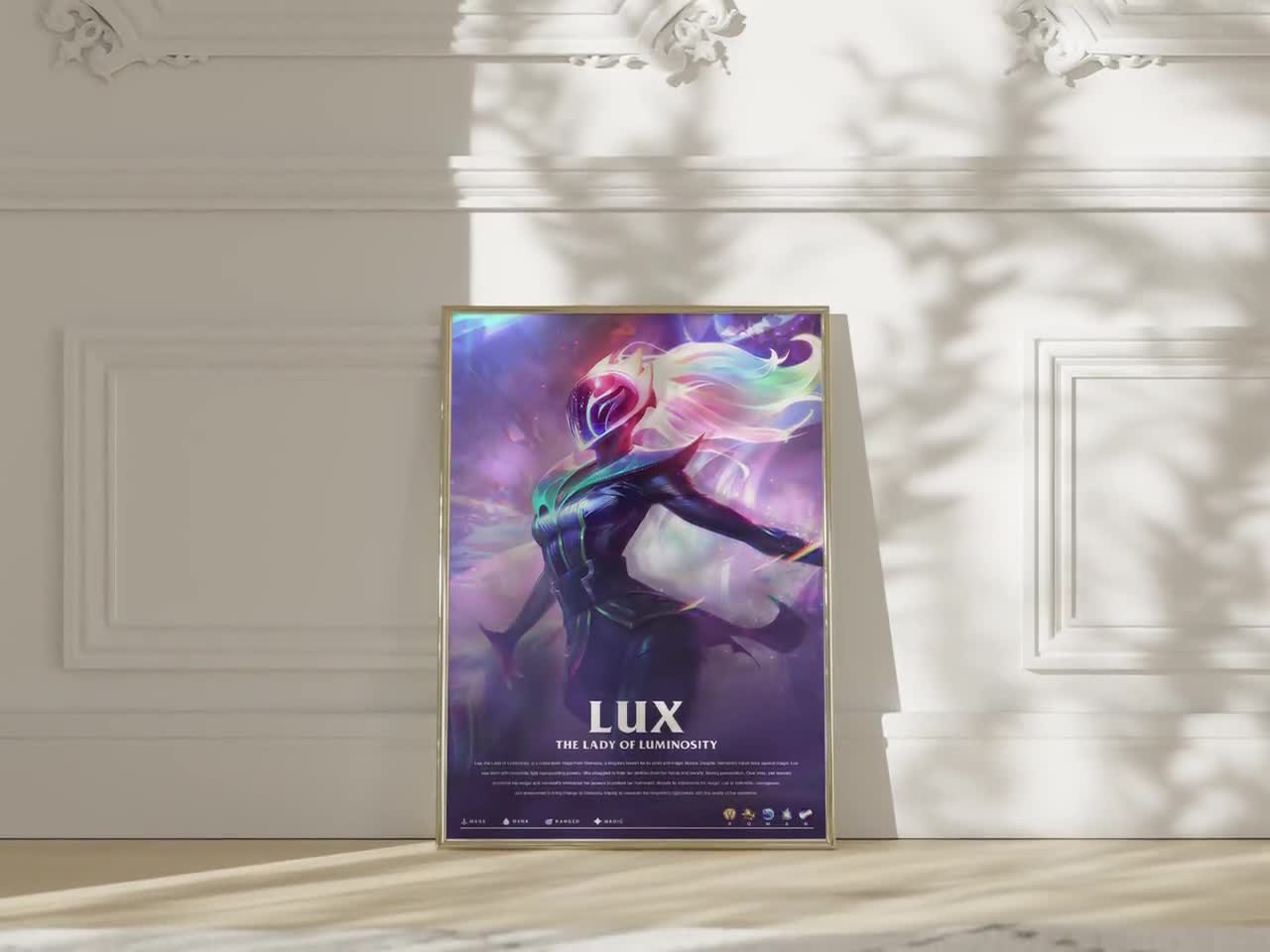 League of Legends Zoe Poster | Lol Poster Print | Gaming Poster