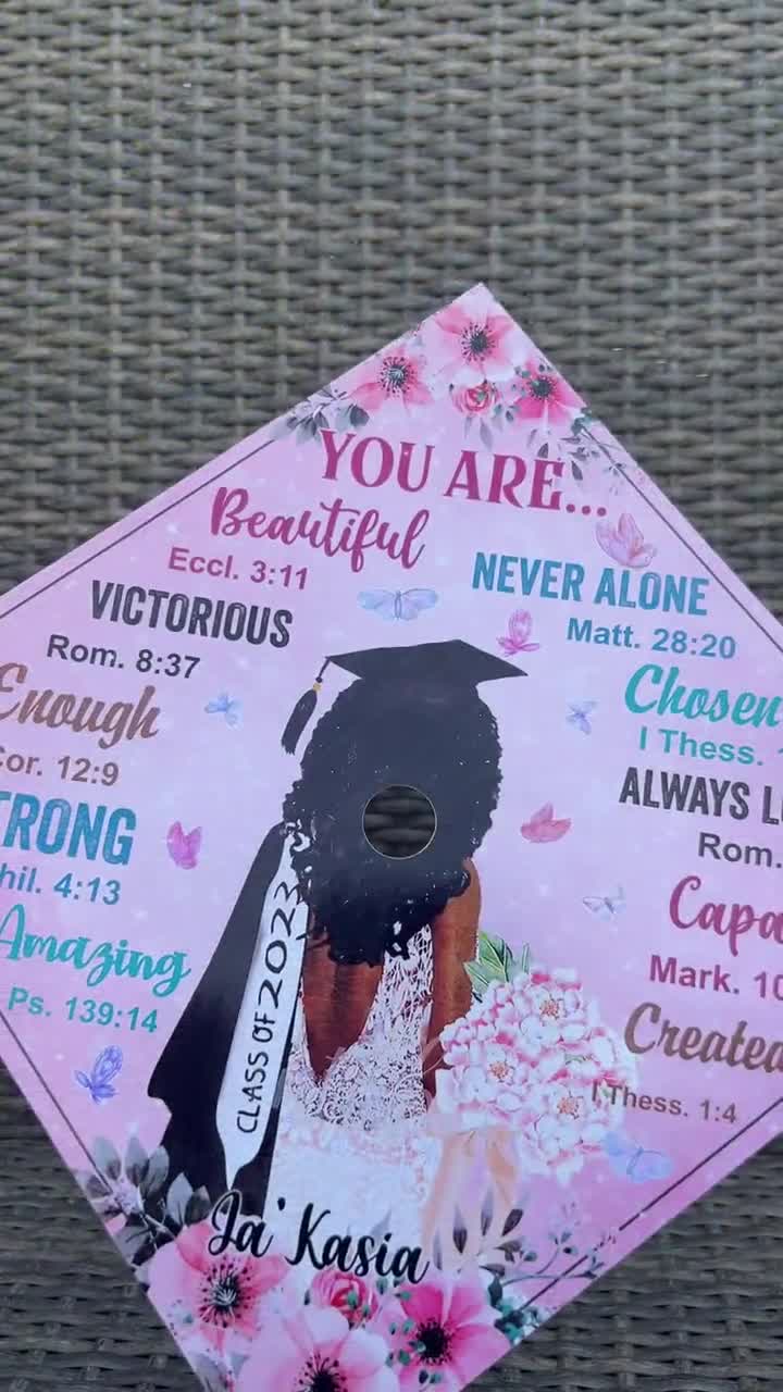  And She Taught Happily Ever After Printed Graduation Cap Topper  - Personalized Future Teacher Grad Cap Topper For Class of 2023 : Handmade  Products