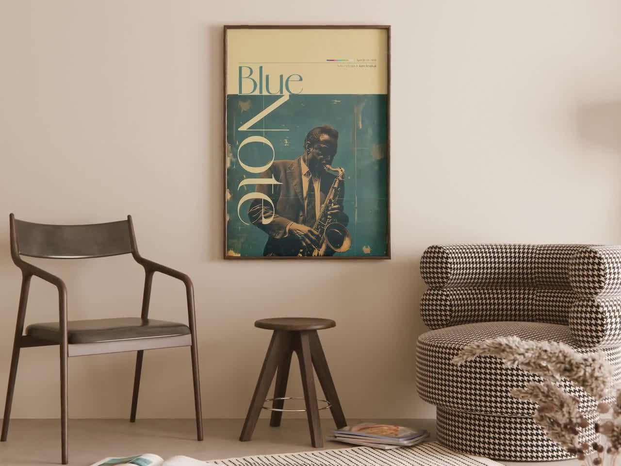 Blue Note Jazz Festival Art Print: Musician Wall Decor - Etsy