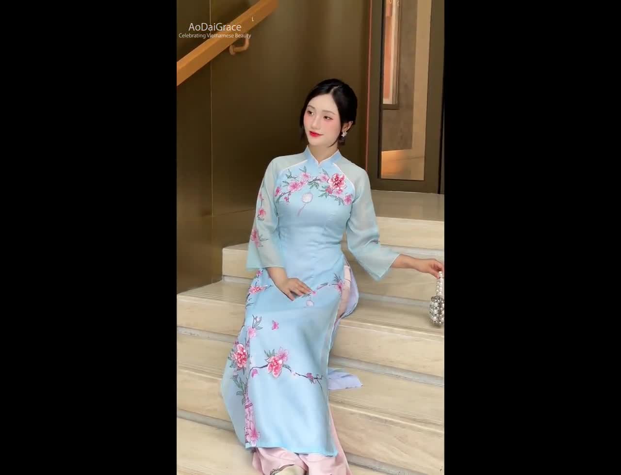 j*y様 日本版アオザイ 美しい ただただ美しい レオナール ネイビー 花柄ワン j*y様 日本版アオザイ 美しい ただただ美しい レオナール