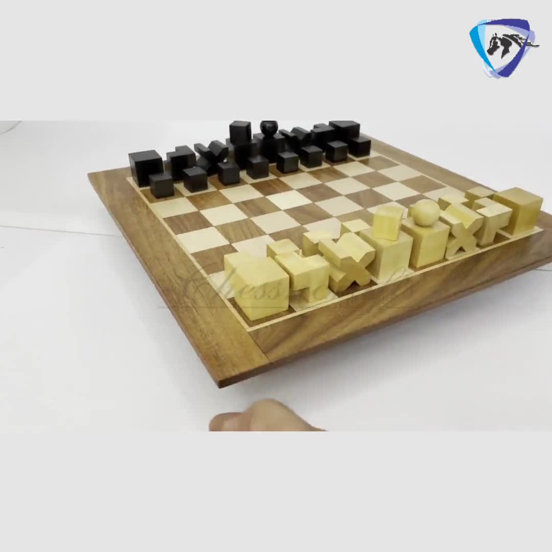 Bauhaus Chess Pieces Handmade Wooden Chess Pieces Set Chess -  Finland