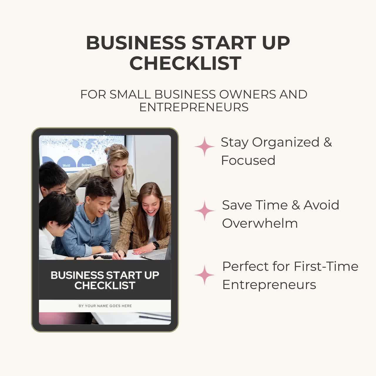 Business Start-Up Checklist: New Entrepreneur Planner (Printable PDF) video poster