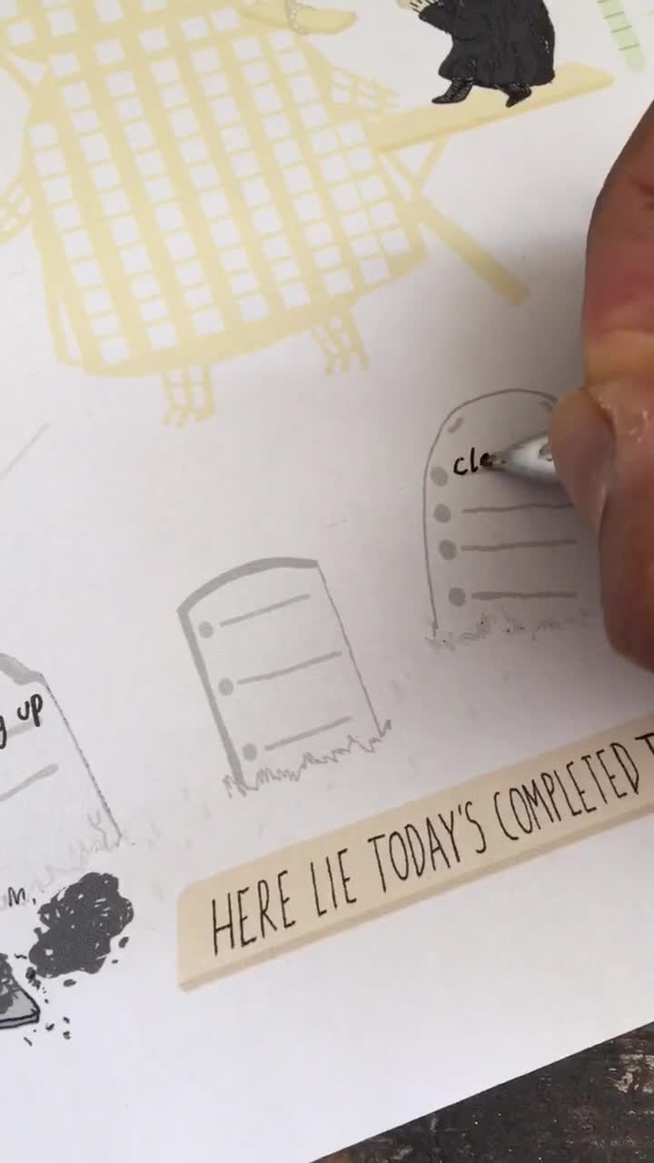 Plague Doctor Habit Tracker Afdrukbaar video poster