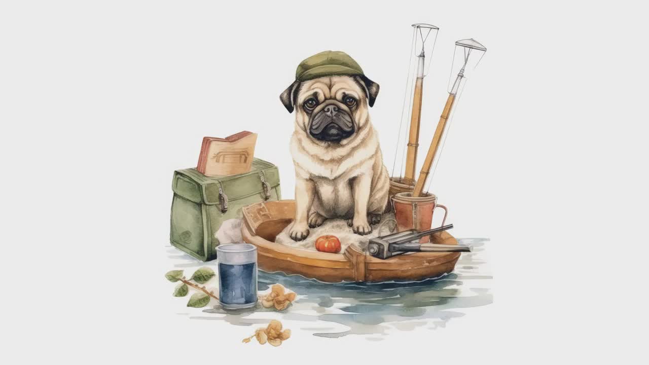 Pug hunting hot sale dog