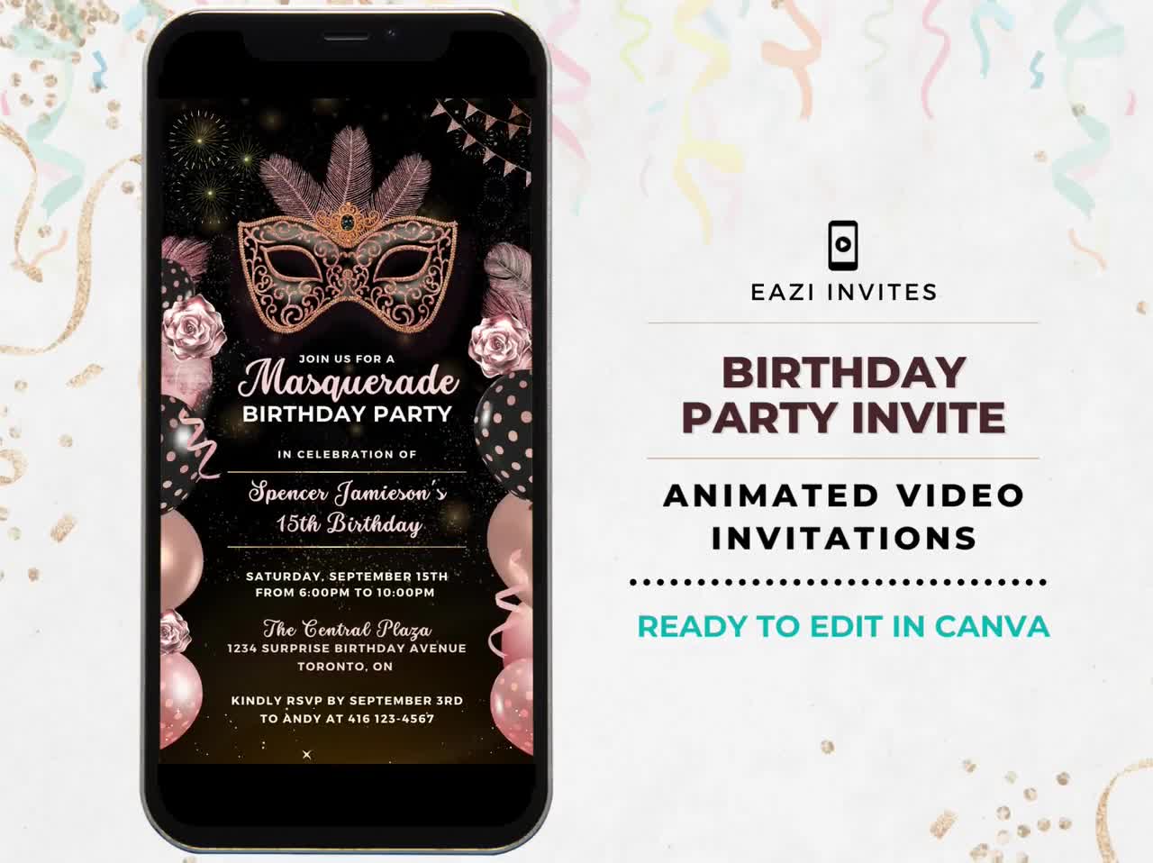 Animated Invitations & Invitation Templates