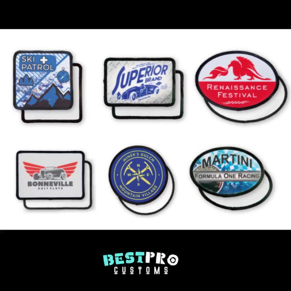 25 Custom Patches, Sublimated Patch, Sublimation Patches, Printed Patches,  Custom Patches Printing, Custom Printed Patches No Minimum 