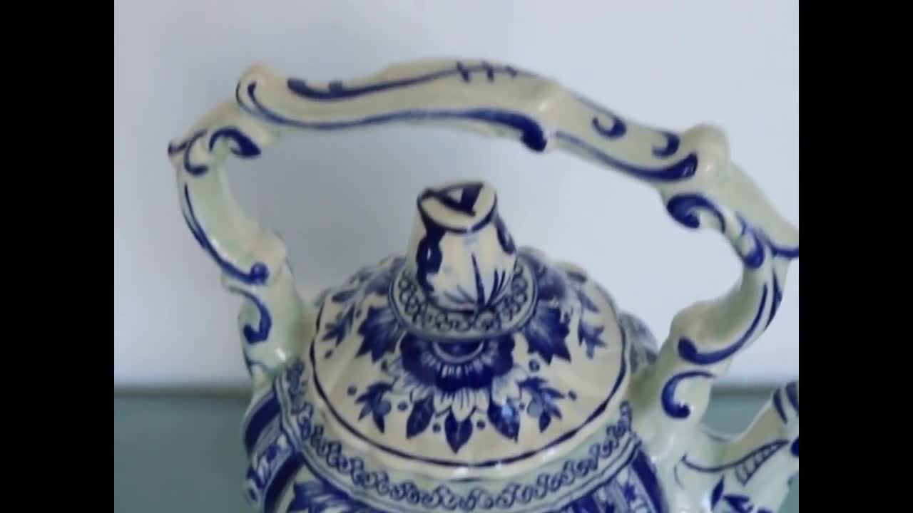 Teapot - Delft Blue - Night Light